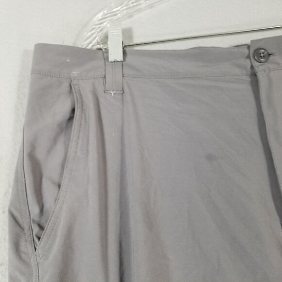 Columbia PFG omnishield shorts men's 40 x 10 gray lightweight dri-fit stretch - Picture 2 of 14